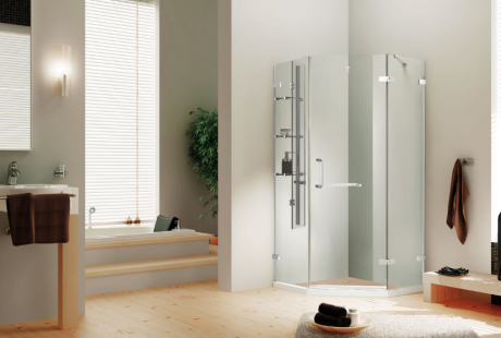 Quick cleaning of shower room glass